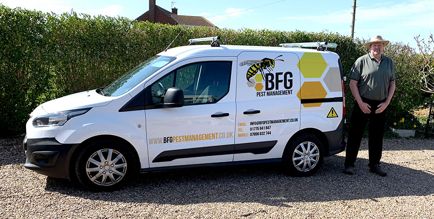 BFG Pest Management Van
